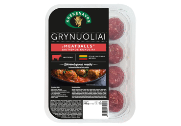 Jautienos kukuliai GRYNUOLIAI, 300 g