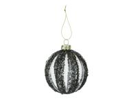 Stiklinis Kalėdų eglutės žaisliukas, 3 dizainai, 8cm 6*13cm