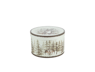 Apvali dovanų dėžutė, 16.3×11cm