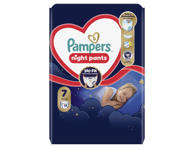 Sauskelnės - kelnaitės PAMPERS Night Pants, Value Pack, 7 dydis, 17 vnt