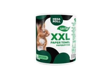 Popieriniai rankšluosčiai SERLA XXL 2 sluoksnių, 400 lapelių