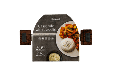 Puodas su dangčiu UNIWELL, 20 cm - 1