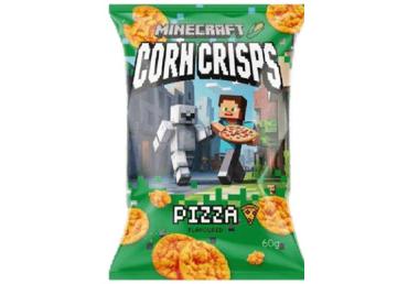 Kukurūzų traškučiai MINECRAFT, picos skonio, 60 g
