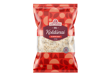 Šaldyti koldūnai LIŪTUKAS IR KO su mėsa, 2500 g