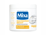 MIXA, NIACINAMIDE BRIGHT odą skaistinantis veido, kūno ir rankų kremas, 400ml.