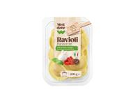 Ravioliai WELL DONE su burata, pomidorais ir bazilikais, 200 g