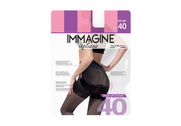 Moteriškos pėdkelnės IMMAGINE Italiana Fit Up 40den 2 d., neutro