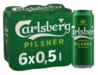 Šviesusis alus CARLSBERG, 6 vnt., 3 l