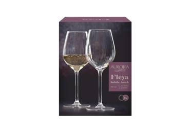 Vyno taurės AURORA FLEYA 380 ml 4 vnt.