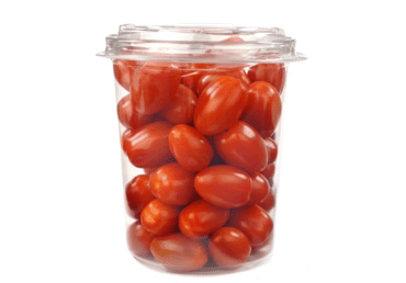Maži slyviniai pomidorai kibirėlyje, 500 g.