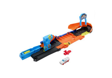 CITY triukų garažas 2 viename HOT WHEELS - 3