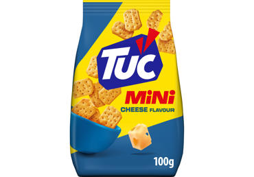 Krekeriai TUC MINI, sūrio skonio, 100 g