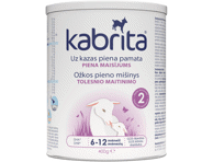 Ožkų pieno mišinys KABRITA 2, nuo 6 mėn., 400 g, 400 g