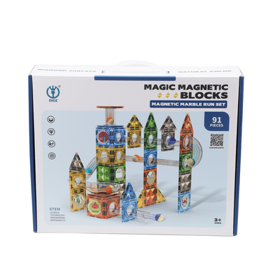 Magnetinis blokelių konstruktorius, 91 detalė - 1
