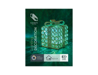 Šviečianti dekoracija, 10,5x10,5x13,5 cm