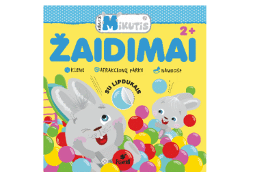 Knyga. Kiškutis Mikutis.Spalvos.Žaidimai - 2