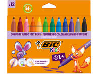 Flomasteriai BIC COMFORT JUMBO, 12 vnt