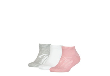 Vaikiškos pusilgės kojinės PUMA, 3 poros, 3 spalvos, 31-34 d., 3 vnt.