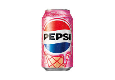 Aviečių ledų ir kolos skonio gazuotas aromatizuotas gaivusis gėrimas su saldikliais PEPSI, 330 ml