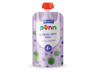 Ekologiška mėlynių ir obuolių tyrelė PONN (nuo 4 mėn.), 100 g