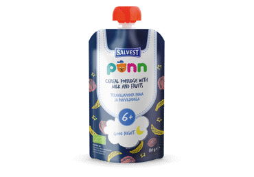 Ekologiška košė PONN su pienu ir vaisiais, nuo 6 mėn., 110 g