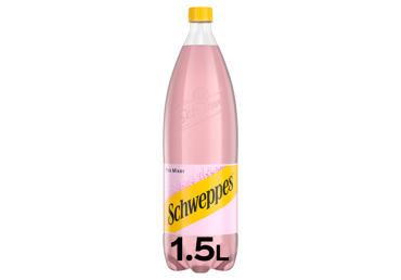Gazuotas gaivusis gėrimas SCHWEPPES PINK, 1.5 l