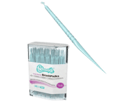 Plastmasiniai dantų krapštukai CLEANPIK su šepetėliu, 150 vnt.