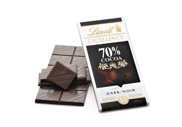 Juodasis šokoladas (70 %) LINDT EXCELLENCE, 100 g - 3