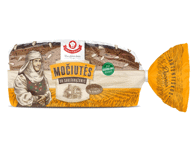 MOČIUTĖS juoda duona su saulėgrąžomis, 450 g