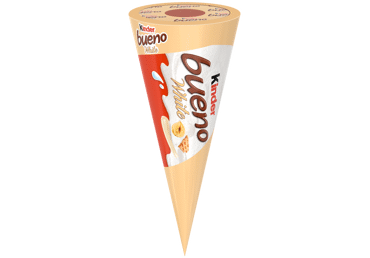 Valgomieji ledai WHITE BUENO KINDER, 62 g