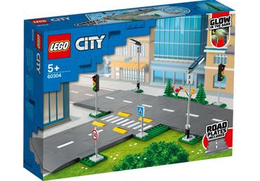 LEGO® City Kelių plokštelės 60304 Konstravimo rinkinys (112 dalių)
