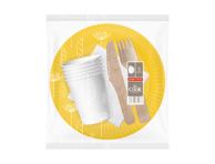 Vienkartinių indų rinkinys ILAJA COLOR, 6 asm.