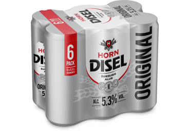 Šviesusis alus HORN DISEL, 6 vnt., 3 l
