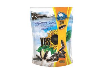 Dryžuotos sūdytos saulėgrąžos YES, 150 g