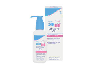 Kūdikių raminamasis masažo aliejus (su dozatoriumi) SEBAMED BABY, 150 ml - 2