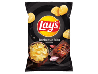 Bulvių traškučiai LAY'S, grilyje keptų šonkauliukų skonio, 130 g