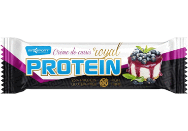 Baltyminis batonėlis MAX SPORT, juodųjų serbentų skonio, 60 g