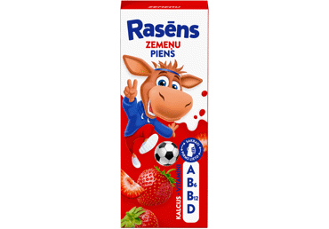 Pieno gėrimas RASĒNS, braškių skonio, 1,5 % rieb., 200 ml - 1