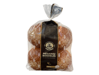 MALŪNO mėsainių bandelės su sezamais, 320 g
