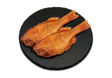 Karštai rūkyti gelminiai jūriniai ešeriai (Sebastes alutus), 1 kg