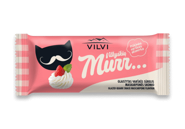 Glaistytas varškės sūrelis MURR, maskarponės sk., 28 % rieb., 40 g