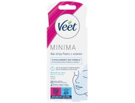 Bekvapės veido depiliavimo vaško juostelės „Veet MINIMA Easy Gel“, 20 vnt.