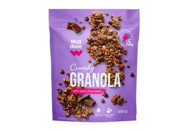 Granola su šokolado gabaliukais WELL DONE, 350 g