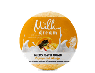 Vonios burbulas MILKY DREAM Milky Papaja&Mangas, 100 g