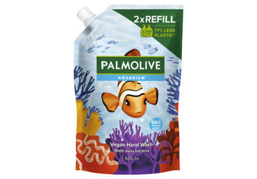 Vaikiškas skysto muilo papildymas PALMOLIVE AQUA, 500 ml