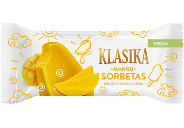Mangų sorbetas KLASIKA, 73 g
