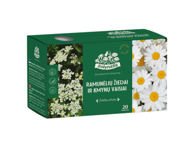 Žol. arbata ŽOLYNĖLIS su ramunėlių žiedais ir kmynų vaisiais, 20 vnt.