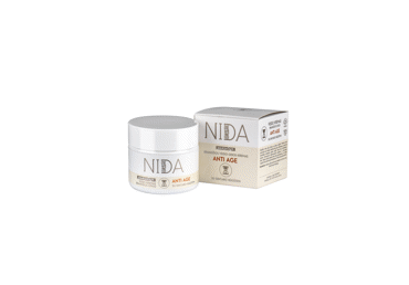 Veido kremas NIDA Anti-age su gintaro rūgštimi, 50 ml