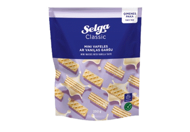 Vafliukai SELGA, vanilės skonio, 250 g