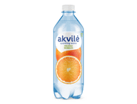 Lengvai gazuotas stalo vanduo su apelsinų aromatu AKVILĖ, 600 ml